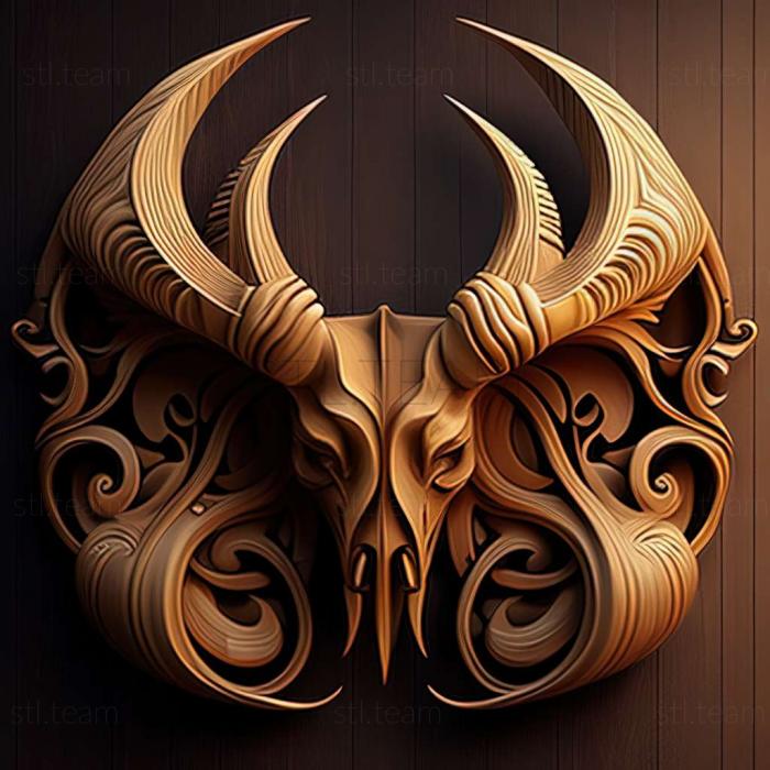 3D model horns (STL)